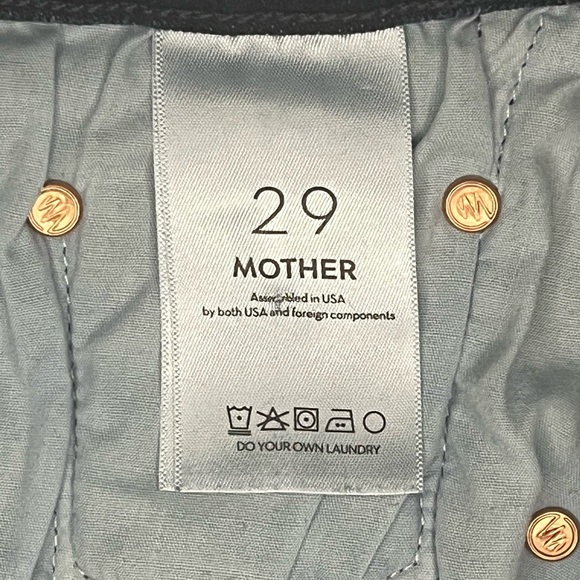 MOTHER High Waisted Rider Skimp Jeans in Catch Me If You Can Size 29 - Picture 11 of 12